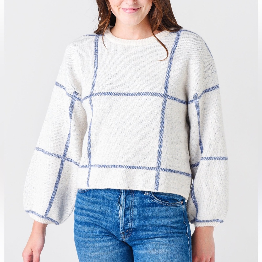 Z Supply Solange Plaid Sweater